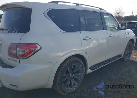 2020 Nissan Armada Platinum 4Wd z USA, uszkodzony, nr VIN JN8AY2NE0L9782771